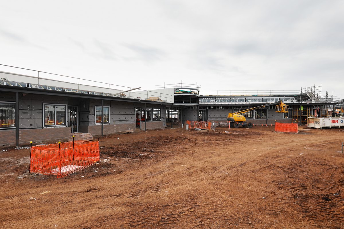 Aintree Specialist School (interim name) - new school, Site progress - July2023