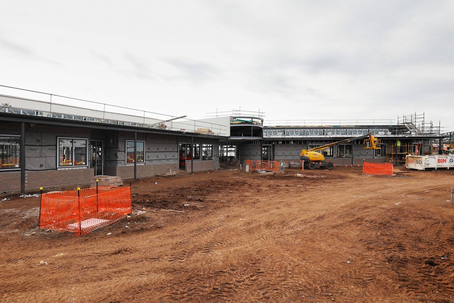 Aintree Specialist School (interim name) - new school, Site progress - July2023