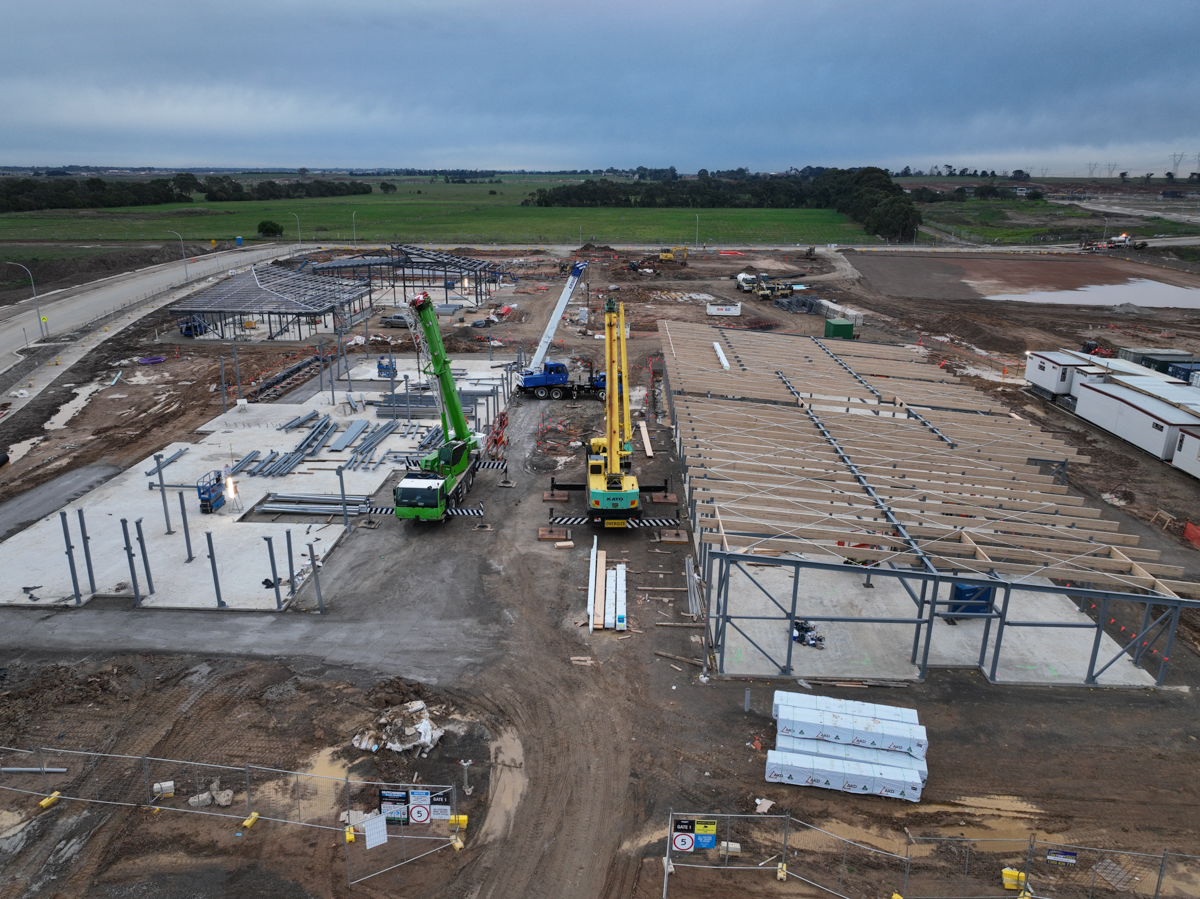 Alexander Boulevard Primary School (interim name) - new school, Site progress - June 2023