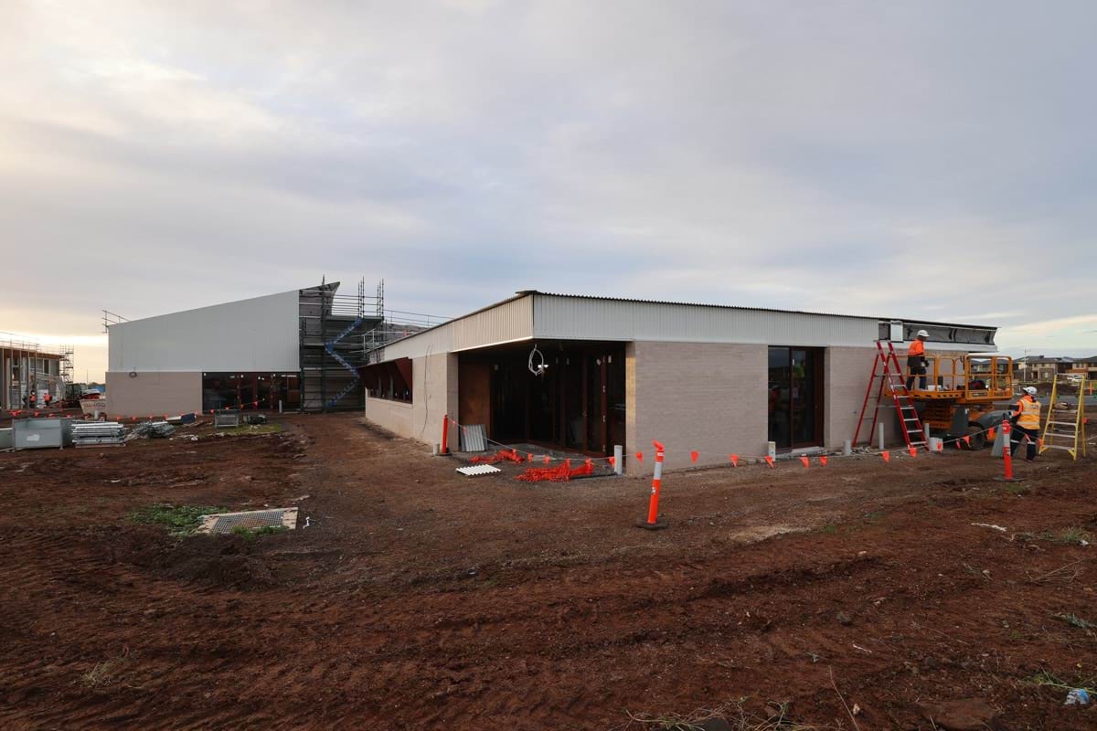 Black Forest East Primary School (interim name) - new school, Site progress - July 2023