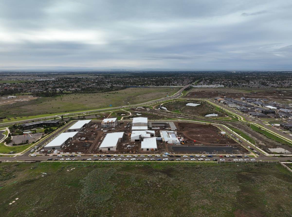 Black Forest East Primary School (interim name) - new school, Site progress - July 2023