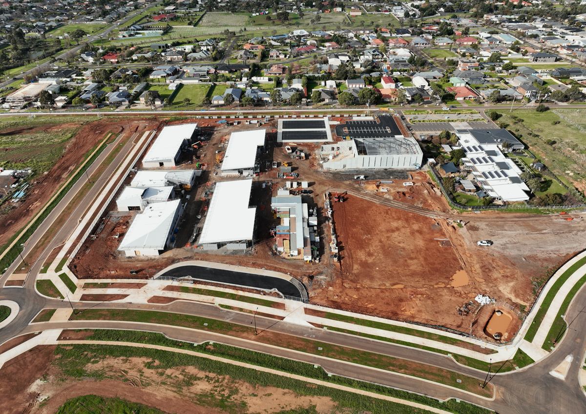 Brookfield Primary School (interim name) - new school, Site progress - July 2023