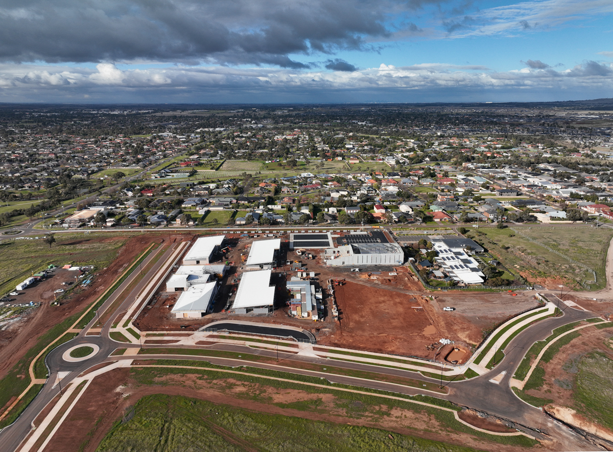 Brookfield Primary School (interim name) - new school, Site progress - July 2023