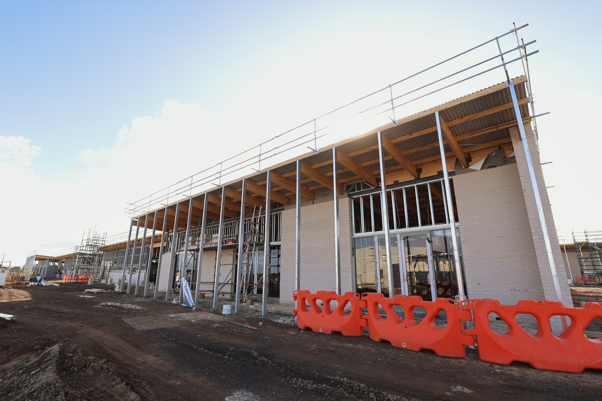 Brookfield Primary School (interim name) - new school, Site progress - July 2023