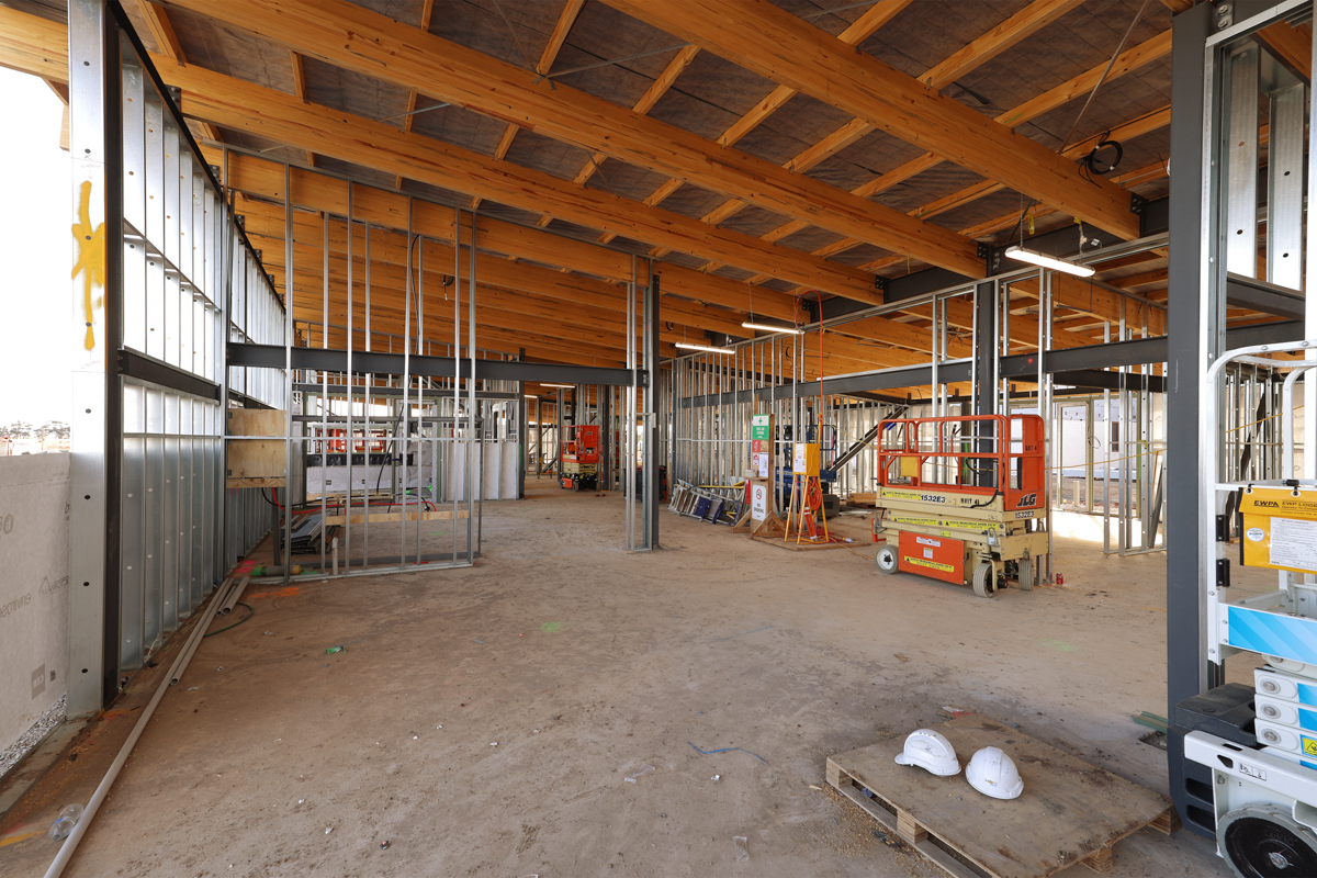 Brookfield Primary School (interim name) - new school, Site progress - July 2023