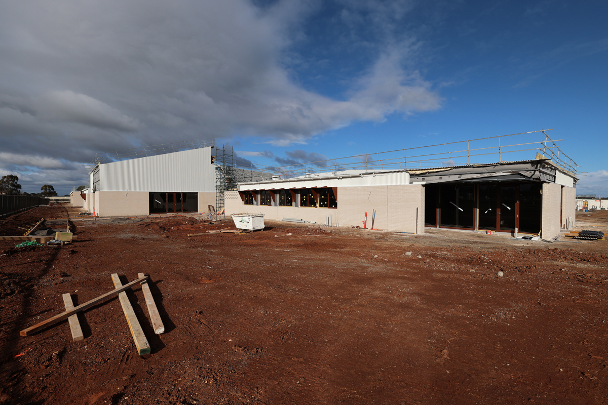 Brookfield Primary School (interim name) - new school, Site progress - July 2023