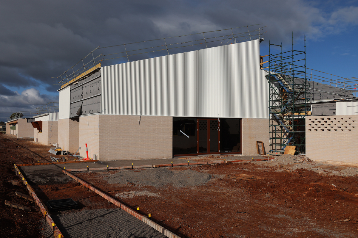 Brookfield Primary School (interim name) - new school, Site progress - July 2023