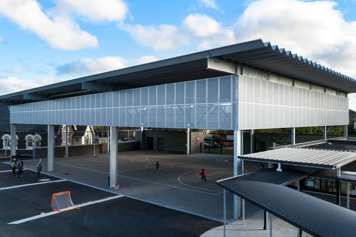 Footscray Primary School - upgrade and modernisation, Upgrade and modernisation - covered outdoor learning space