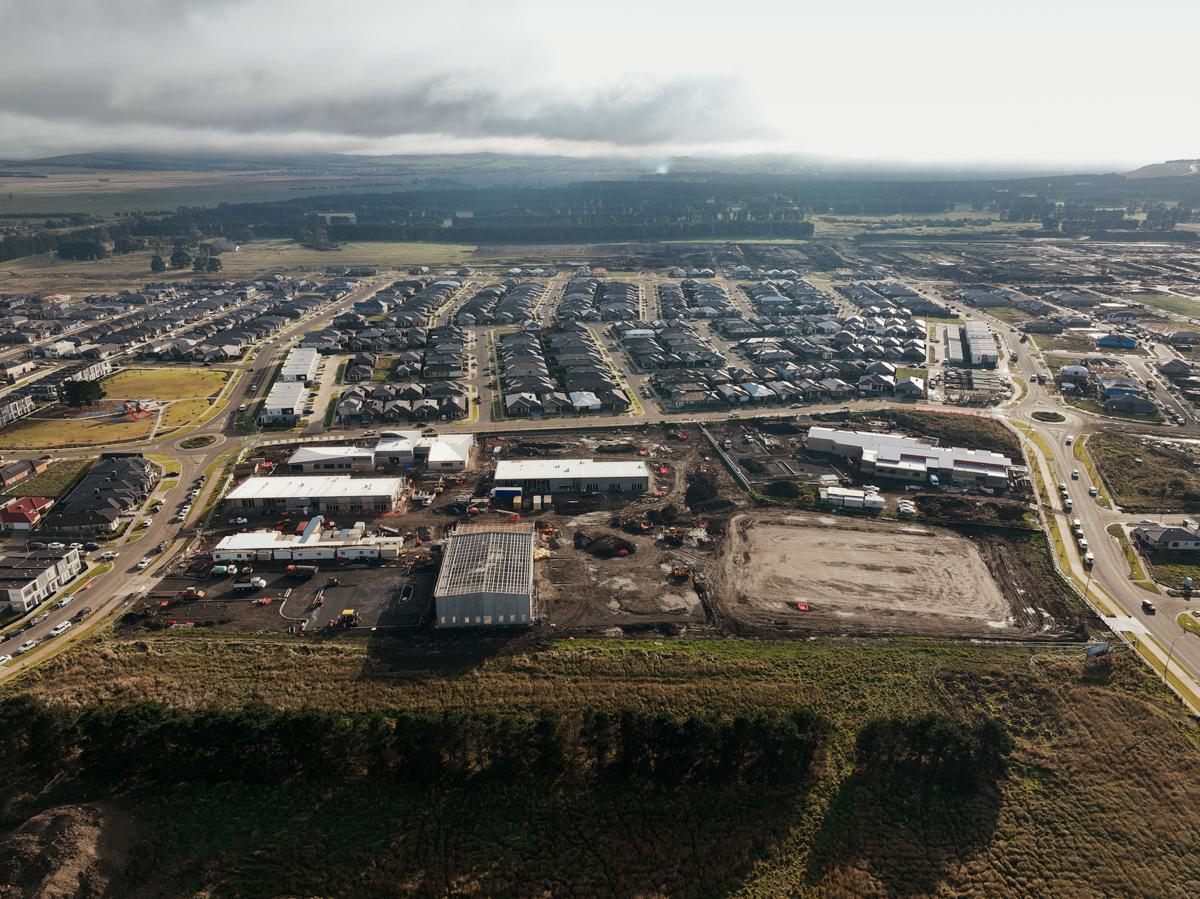 Lockerbie Central Primary School (interim name) - new school, Site progress - July 2023