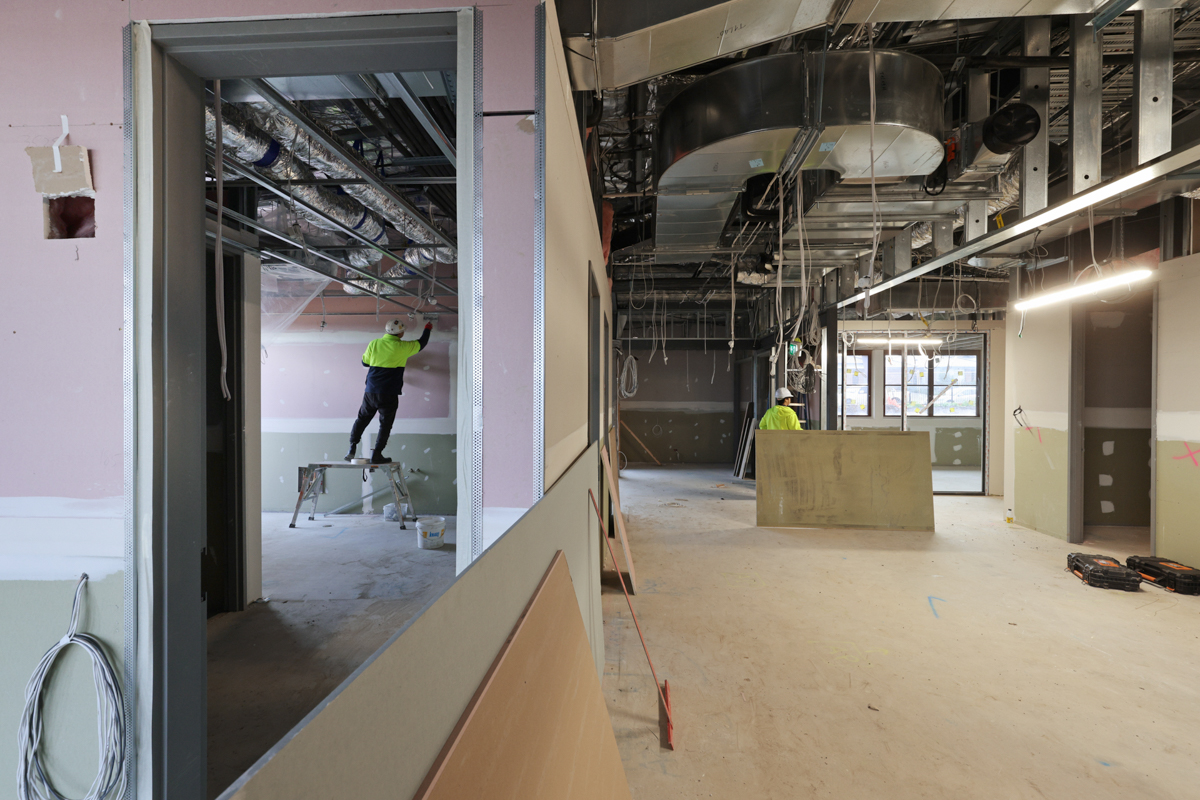 Lockerbie Central Primary School (interim name) - new school, Site progress - July 2023