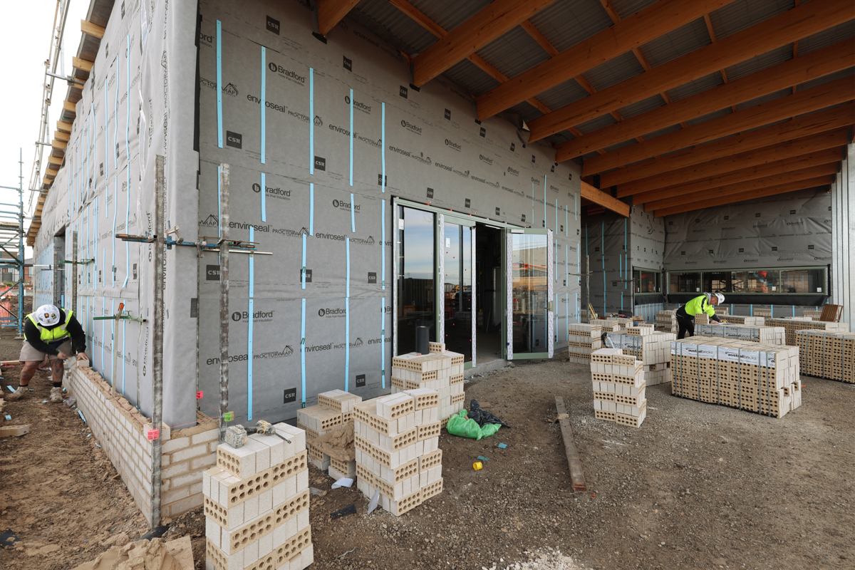 Lockerbie Central Primary School (interim name) - new school, Site progress - July 2023