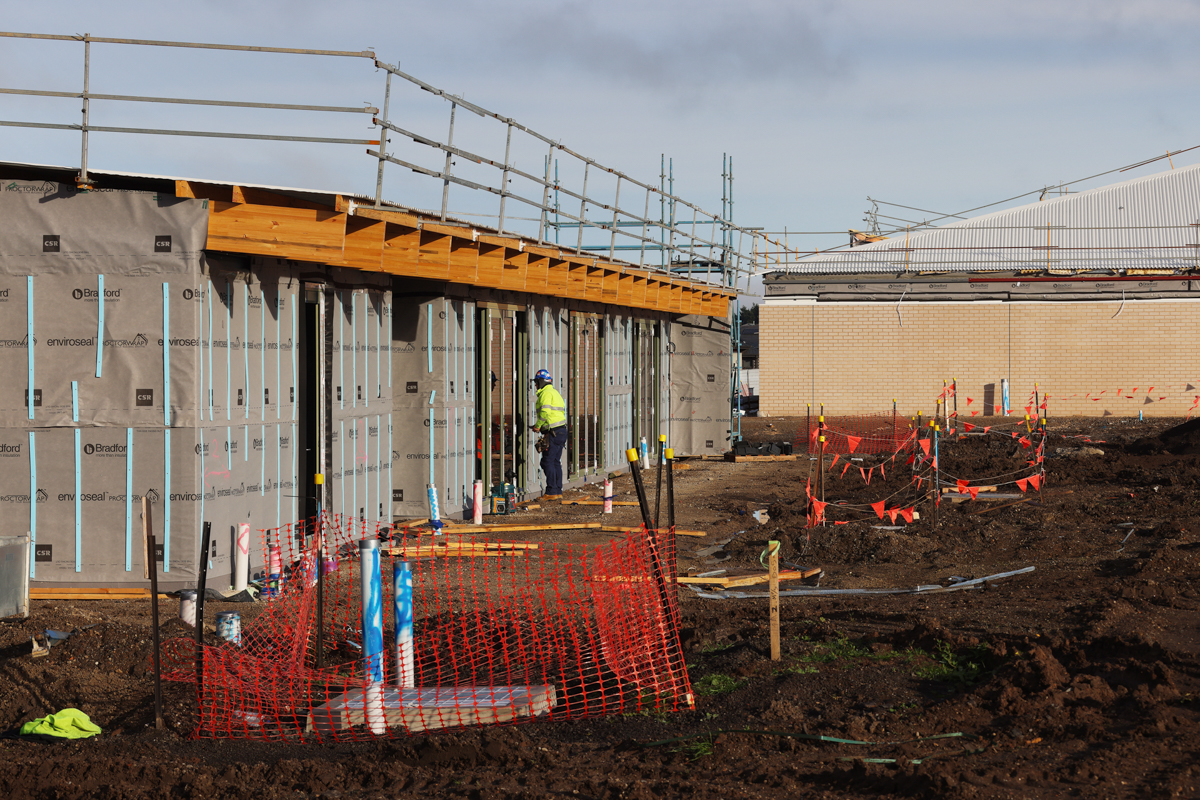 Lockerbie Central Primary School (interim name) - new school, Site progress - July 2023