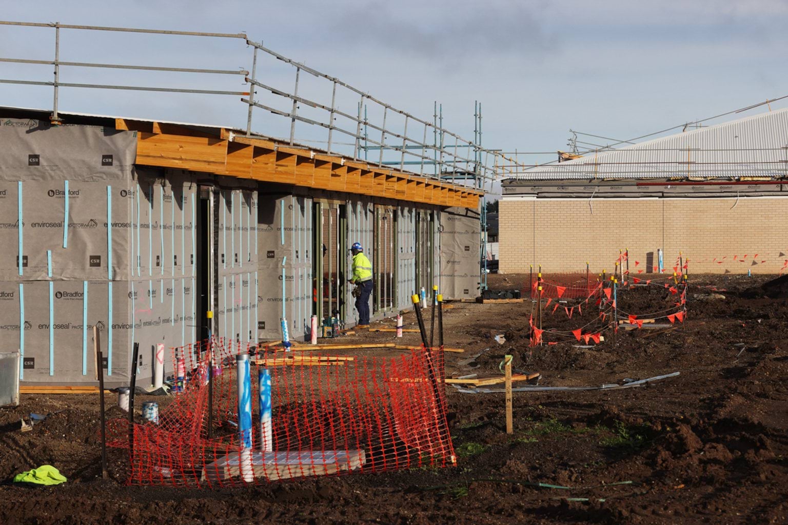 Lockerbie Central Primary School (interim name) - new school, Site progress - July 2023