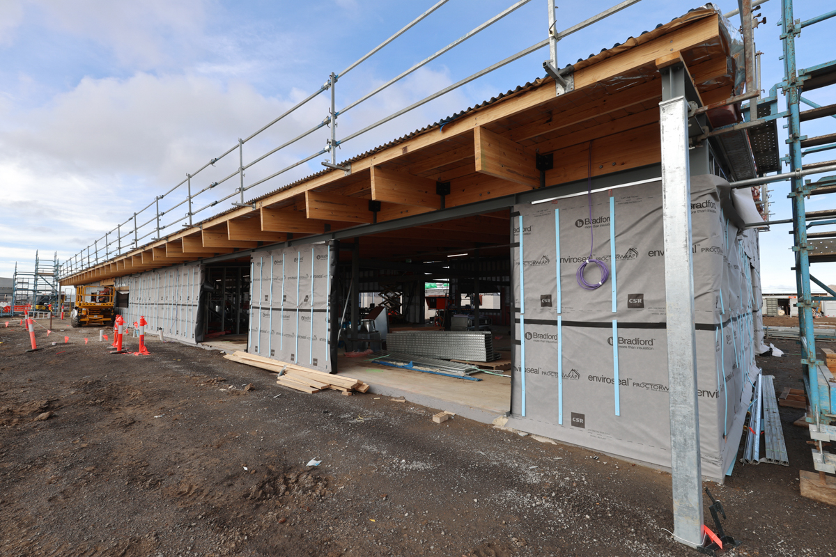 Merrifield South Primary School (interim name) - new school, Site progress - July 2023