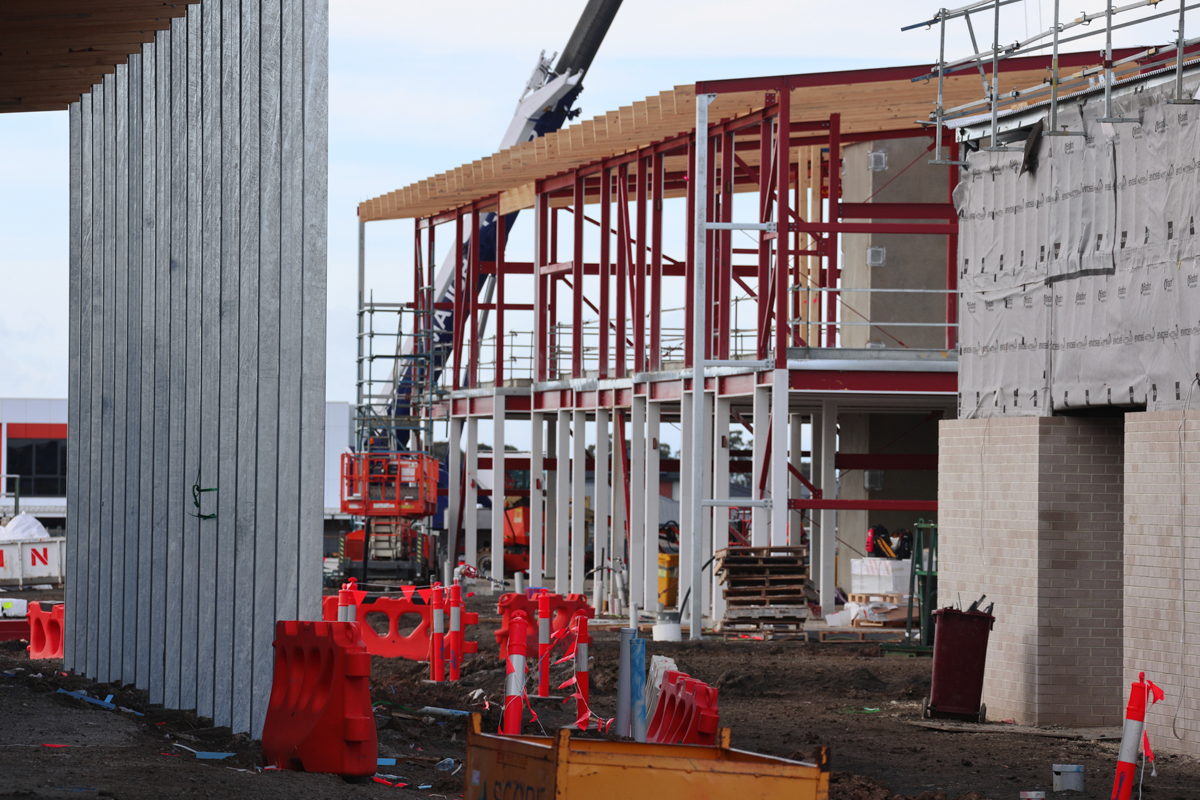 Merrifield South Primary School (interim name) - new school, Site progress - July 2023