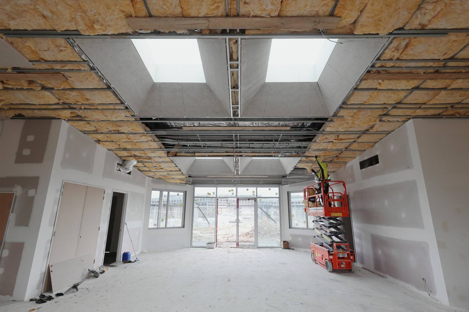 Officer Brunt Road Primary School (interim name) - new school, Site progress - July 2023
