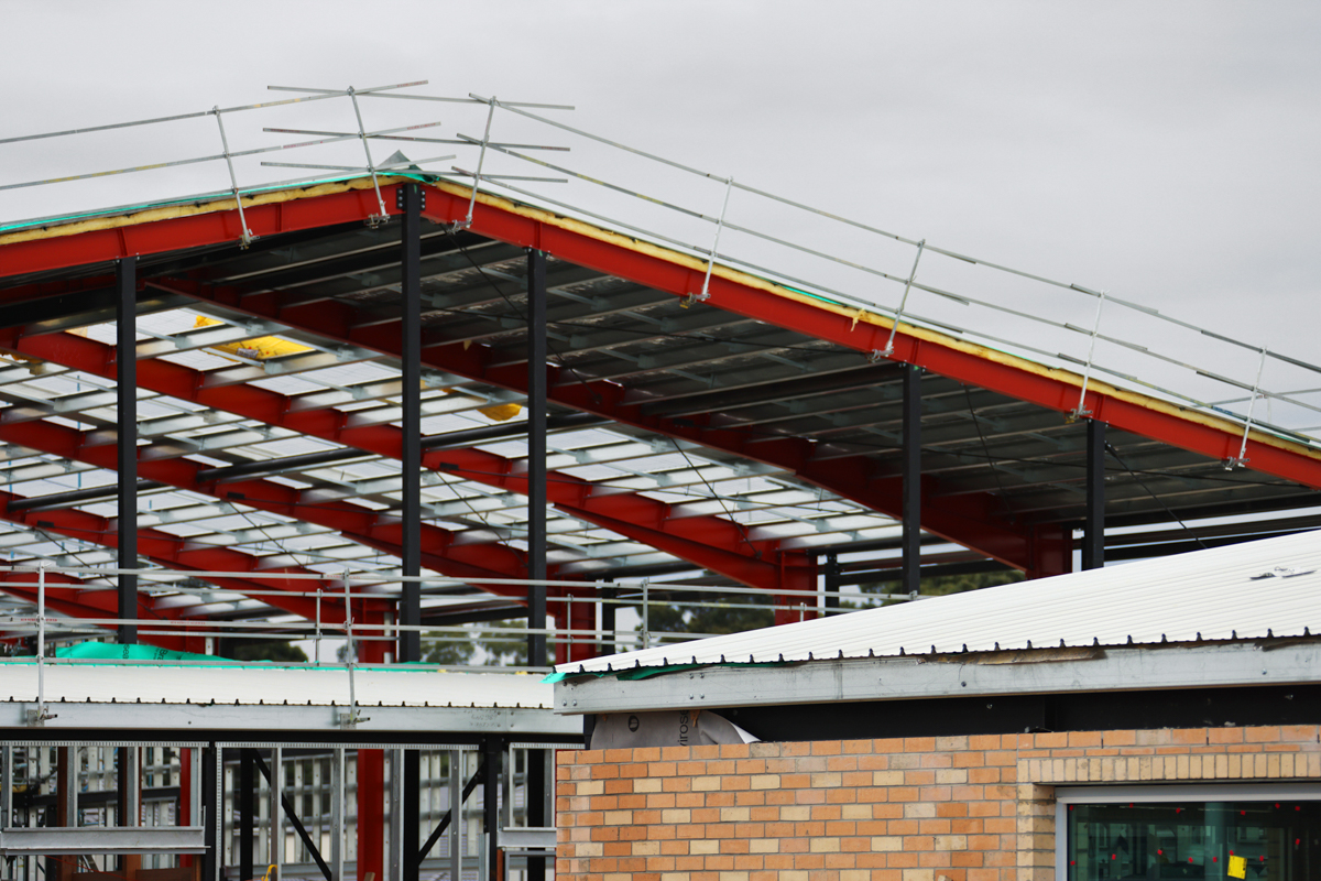 Officer Brunt Road Primary School (interim name) - new school, Site progress - July 2023