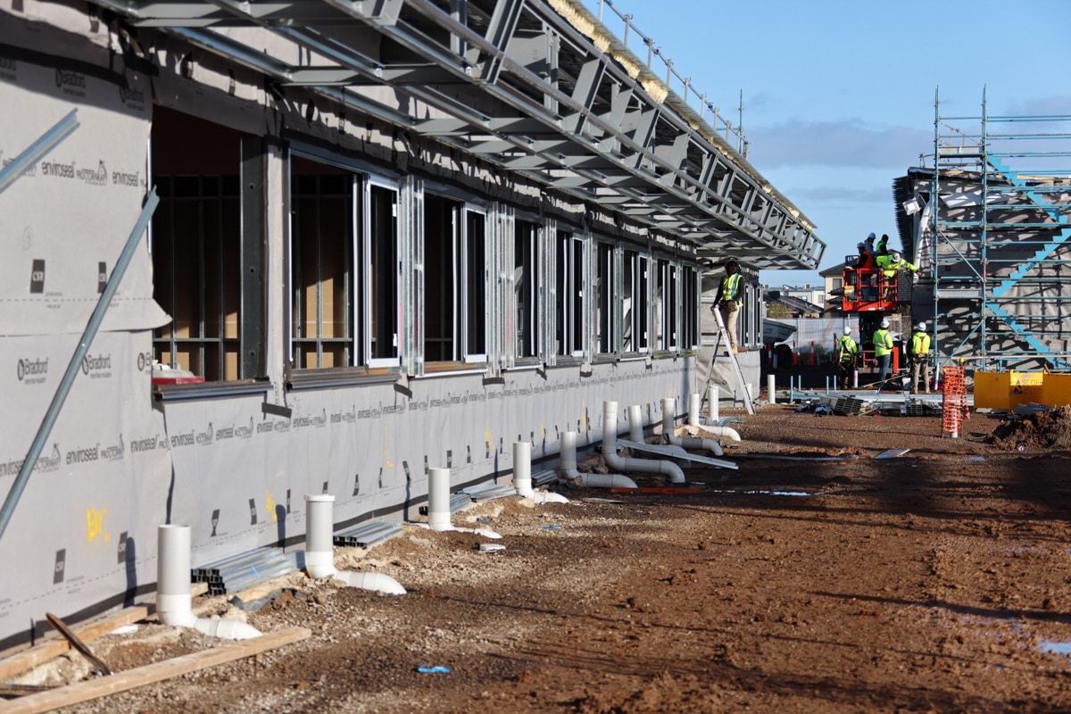 Bemin Secondary College - junior campus - new school, Site progress - July 2023