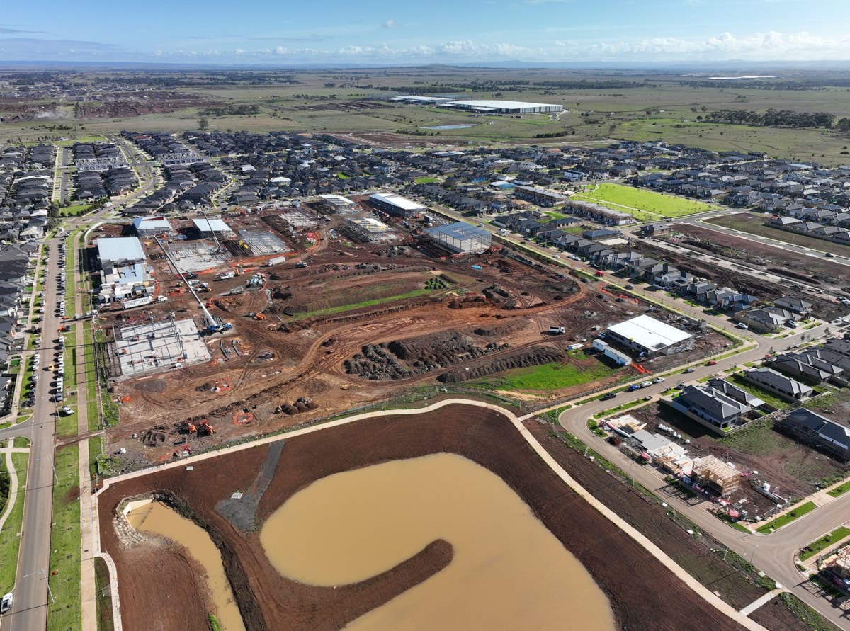 Bemin Secondary College - junior campus - new school, Site progress - July 2023