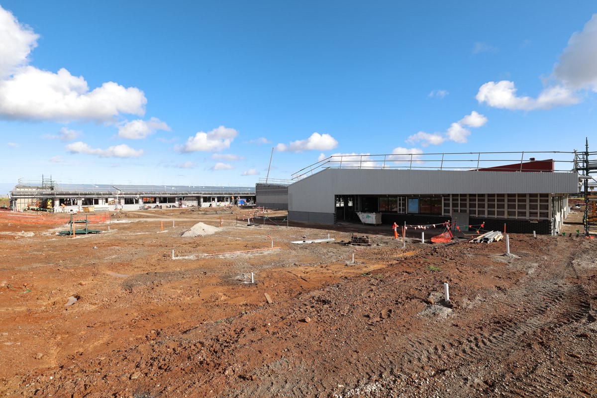 Bemin Secondary College - senior campus - new school, Site progress - July 2023