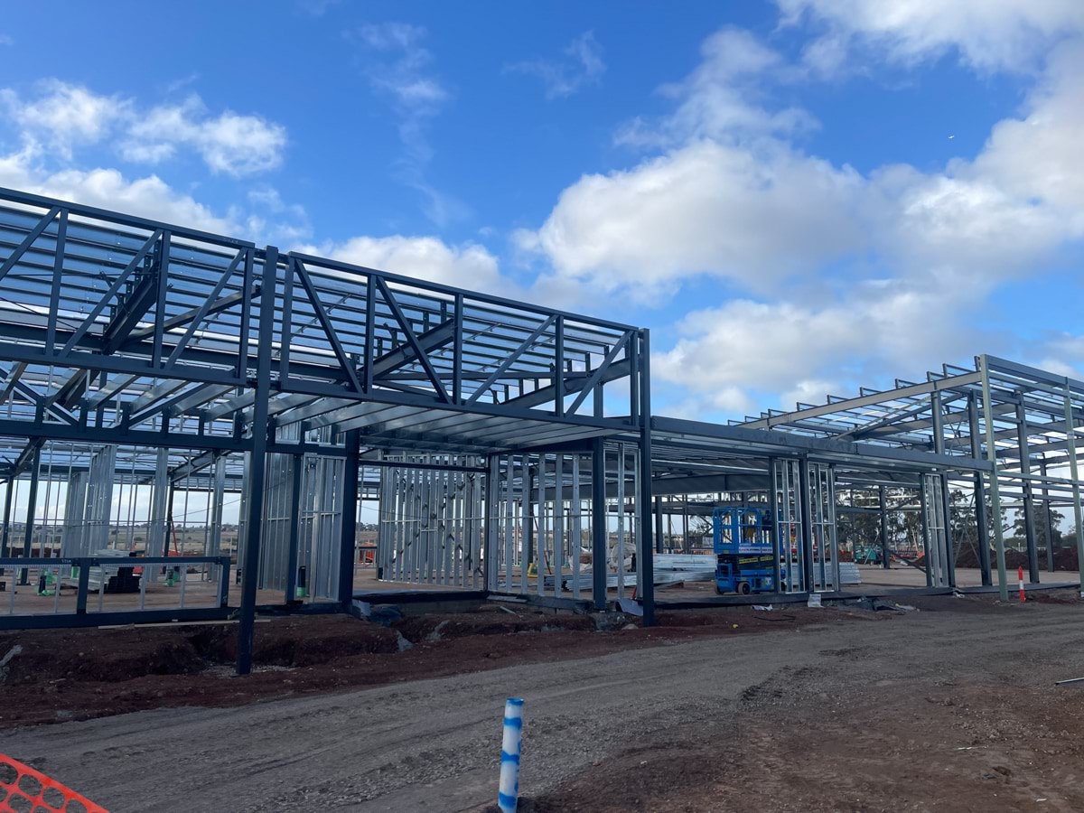 Dharra School - new school, Site progress - July 2023