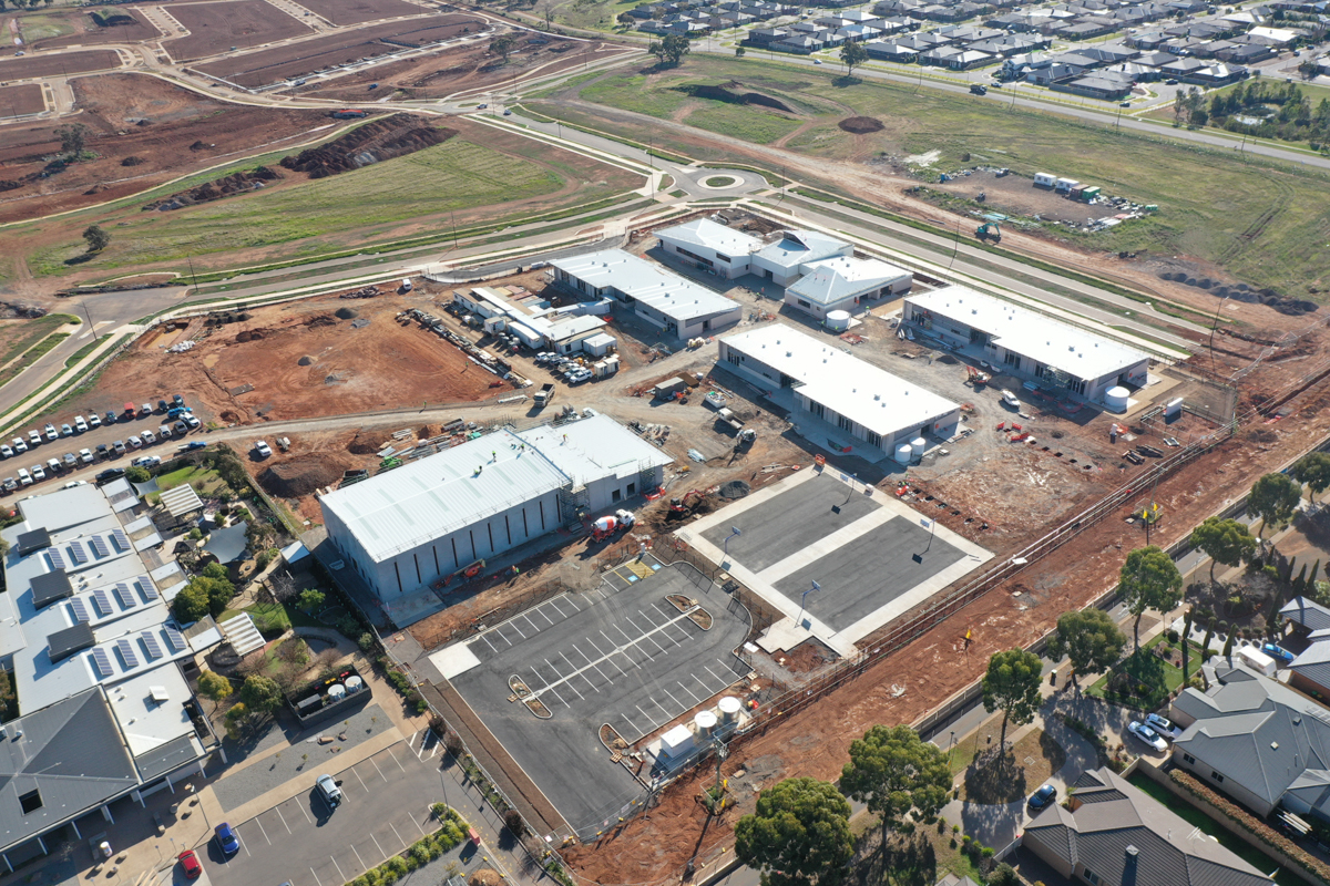 Binap Primary School - new school, Site progress - August 2023