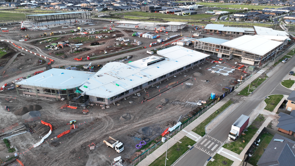 Brinbeal Secondary College - new school, Site progress - August 2023