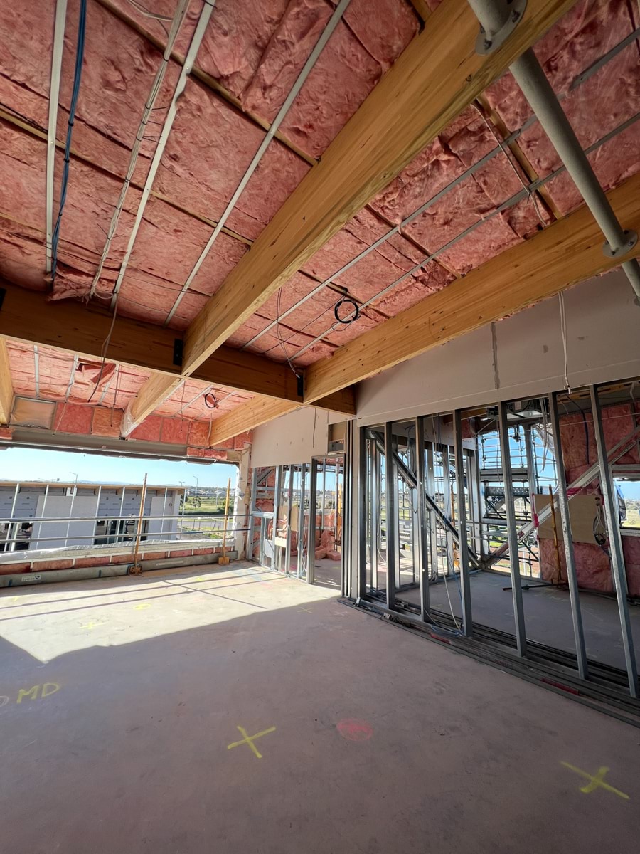 Laa Yulta Primary School Kindergarten - kindergarten on a school site, Site progress - August 2023