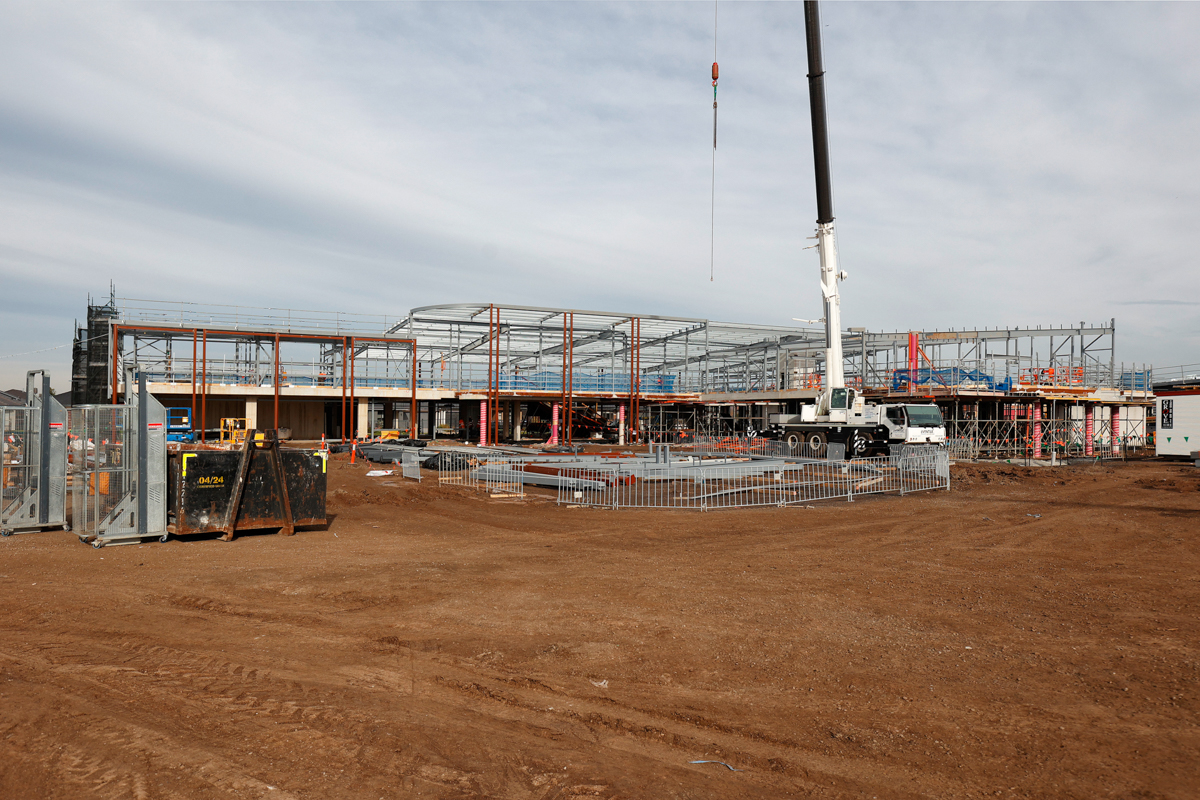 Brinbeal Secondary College - new school, Site progress - July 2023