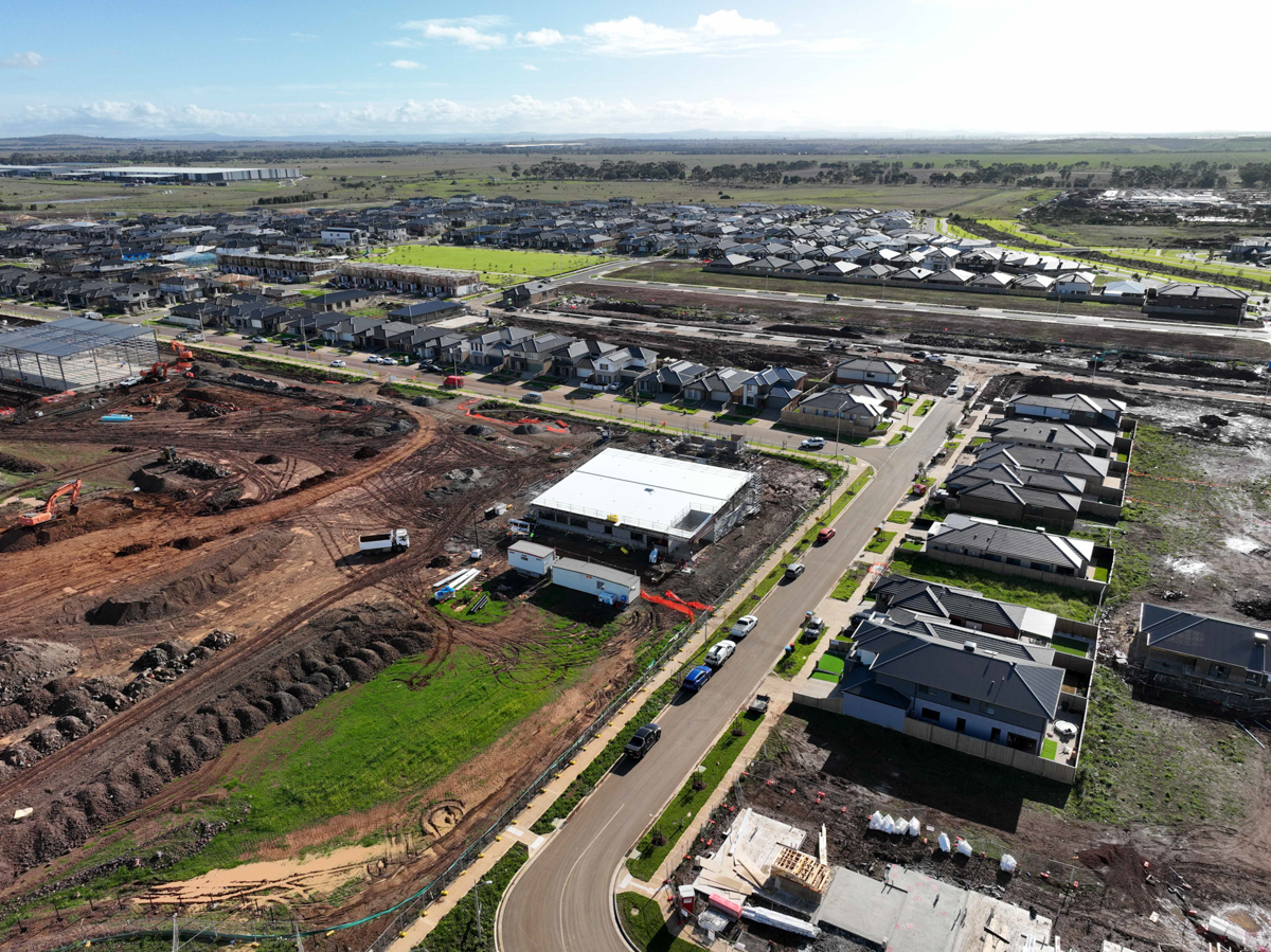 Warreen Primary School Kindergarten - kindergarten on a school site, Site progress - July 2023