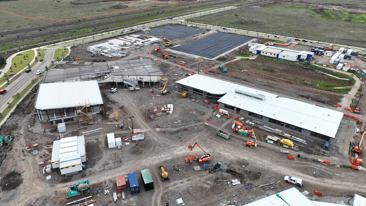 Walcom Ngarrwa Secondary College - new school, Site progress - August 2023