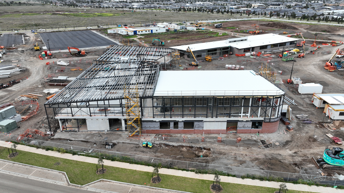 Walcom Ngarrwa Secondary College - new school, Site progress - August 2023