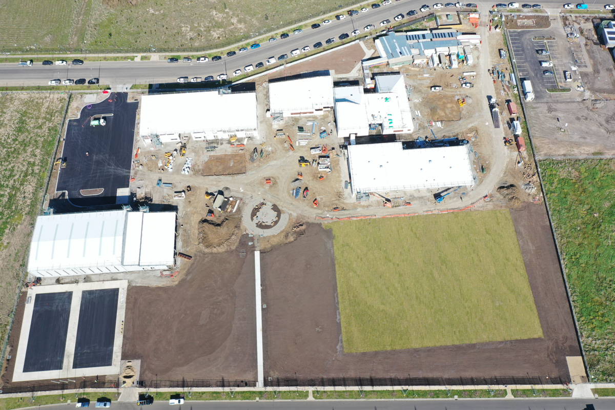 Yubup Primary School - new school, Site progress - August 2023