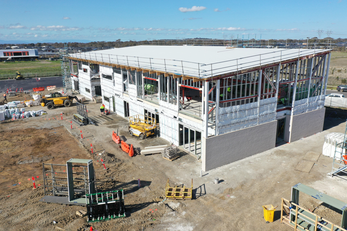 Yubup Primary School - new school, Site progress - August 2023