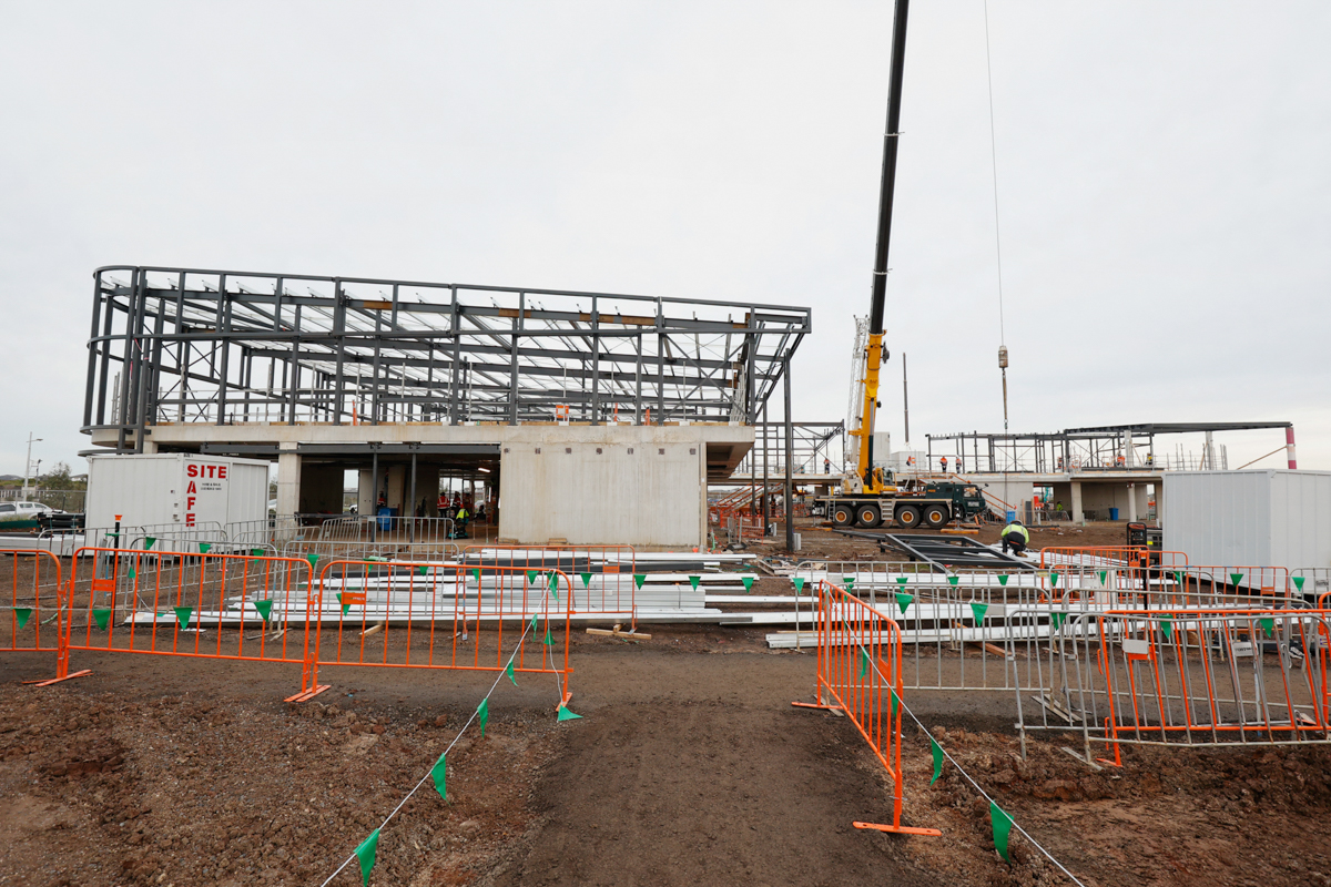 Walcom Ngarrwa Secondary College - new school, Site progress - July 2023