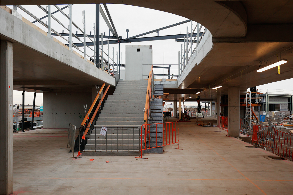 Walcom Ngarrwa Secondary College - new school, Site progress - July 2023