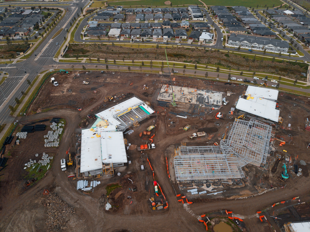 Walcom Ngarrwa Secondary College - new school, Site progress - July 2023