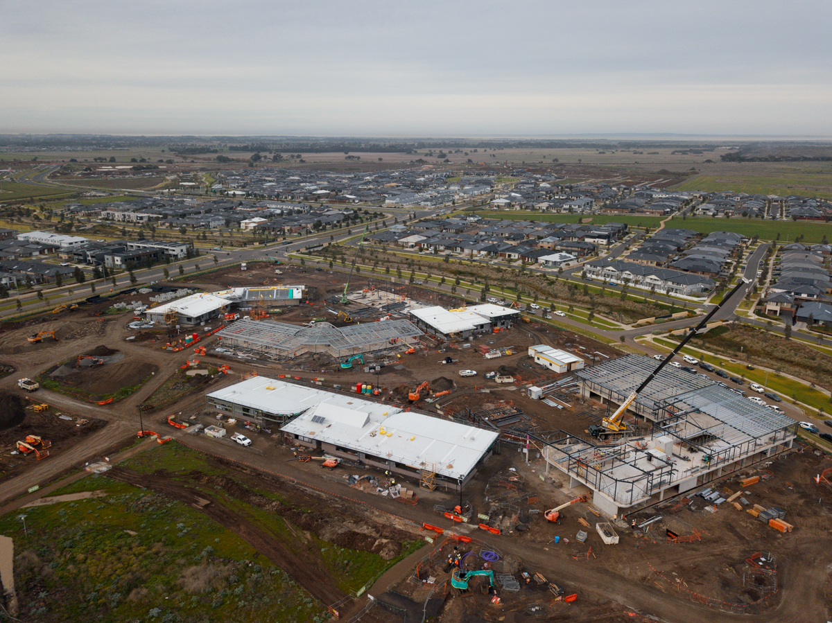 Walcom Ngarrwa Secondary College - new school, Site progress - July 2023