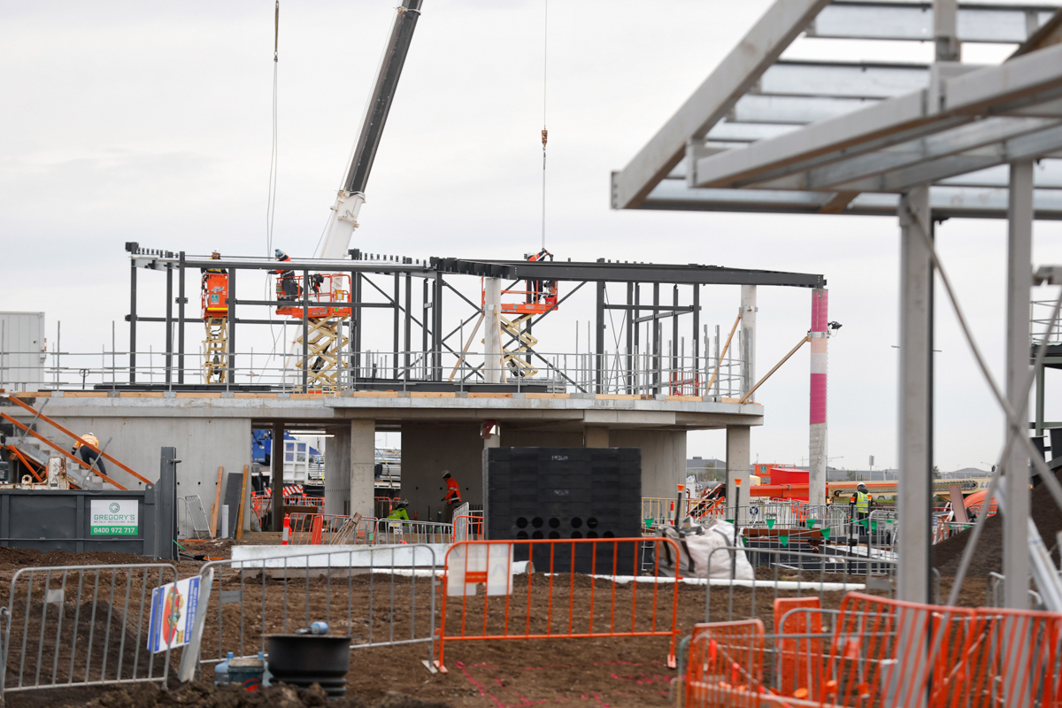 Nganboo Borron School - new school, Site progress - July 2023