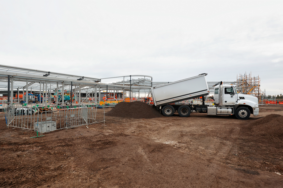 Nganboo Borron School - new school, Site progress - July 2023