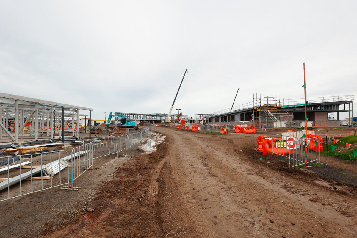 Nganboo Borron School - new school, Site progress - July 2023