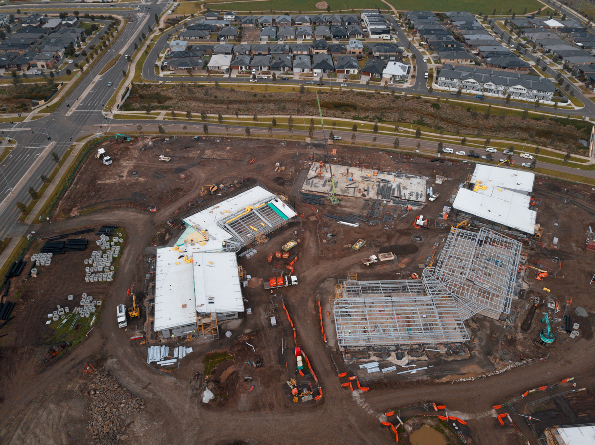 Nganboo Borron School - new school, Site progress - July 2023