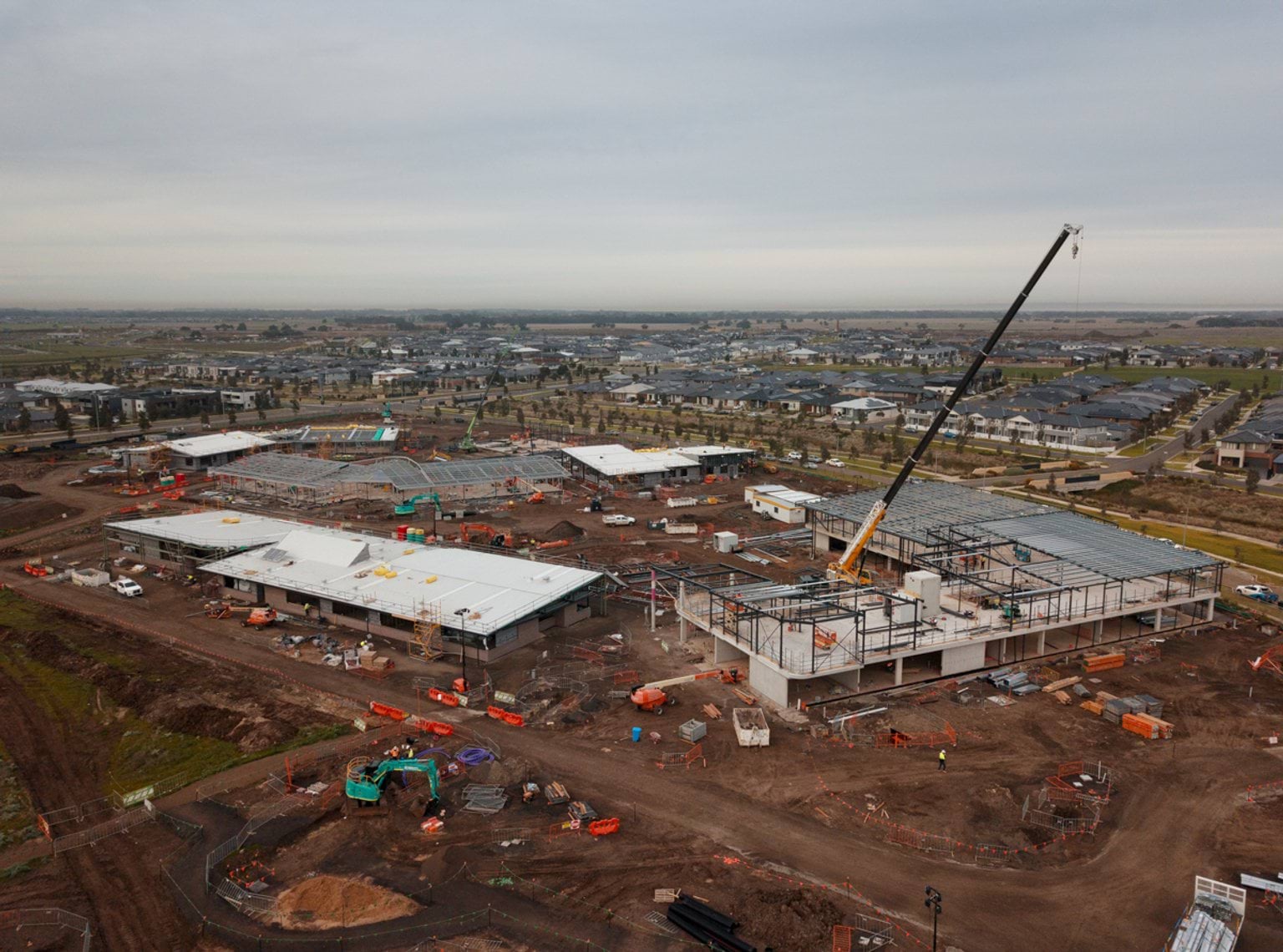 Nganboo Borron School - new school, Site progress - July 2023