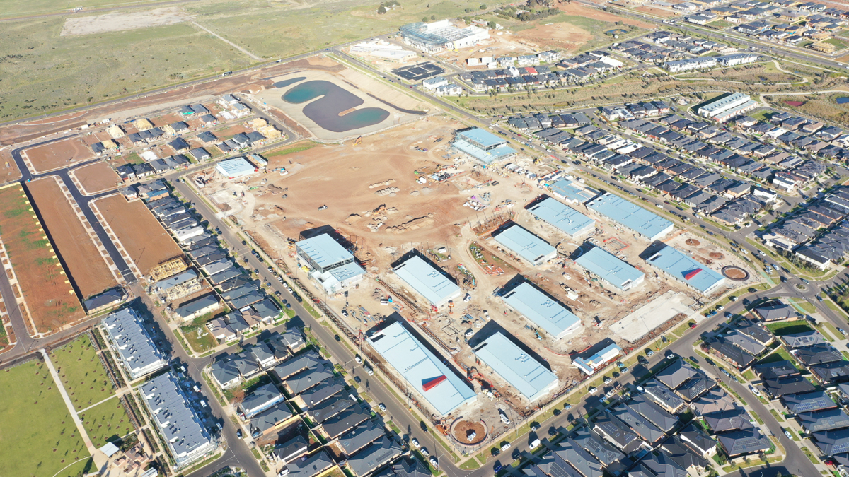 Warreen Primary School - new school, Site progress - August 2023