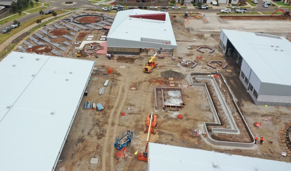 Bemin Secondary College - senior campus - new school, Site progress - September 2023