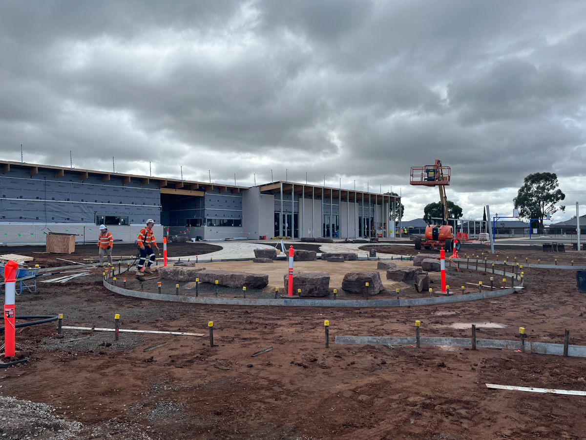 Binap Primary School - new school, Site progress - September 2023