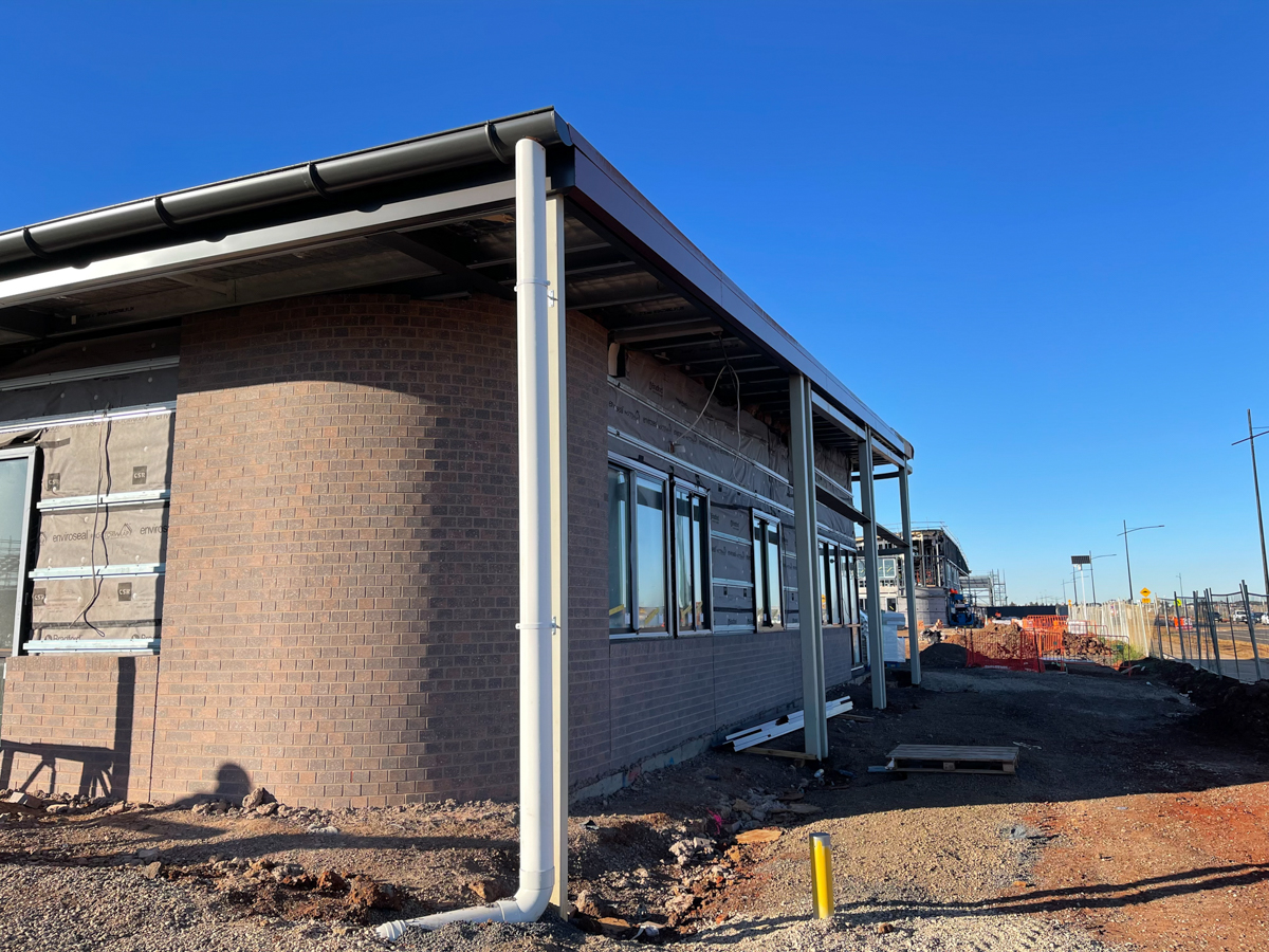 Dharra School - new school, Site progress - August 2023