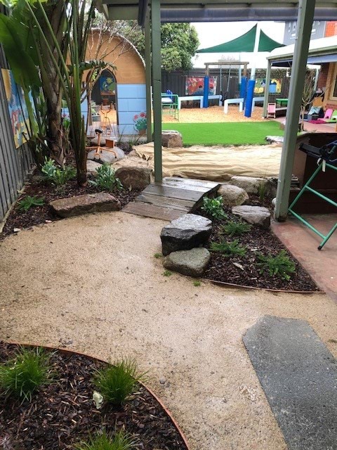 J S Grey Kindergarten - Building Blocks Improvement Grant, Completed project - outdoor play space