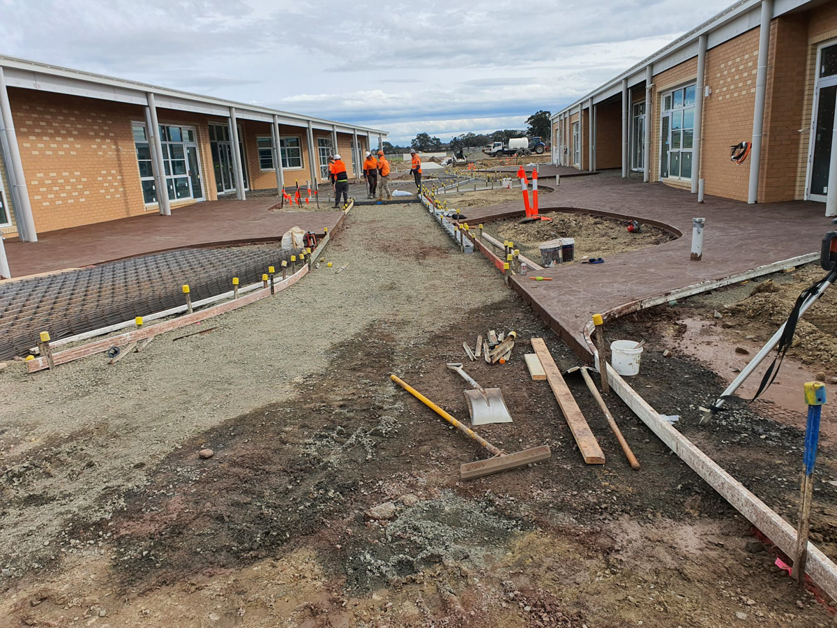 Kurmile Primary School - new school, Site progress - August 2023