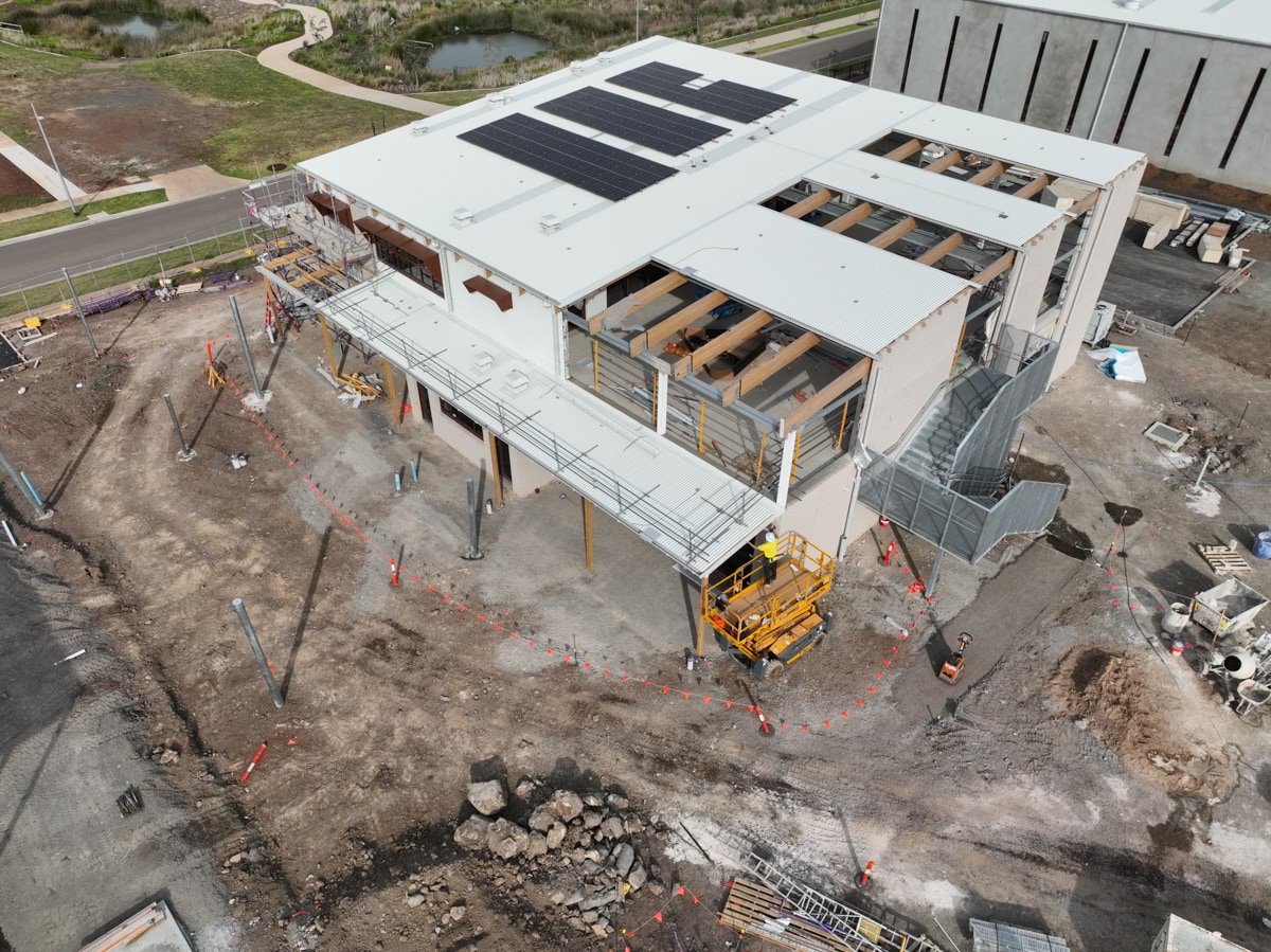 Laa Yulta Primary School Kindergarten - kindergarten on a school site, Site progress - September 2023